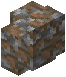 Orange Mossy Cobblestone Wall