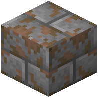 Orange Mossy Stone Brick