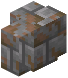 Orange Mossy Stone Brick Wall