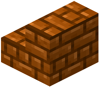Orange Nether Brick Stair