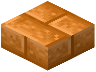 Orange Stone Brick Slab