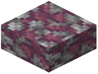 Pink Mossy Cobblestone Slab