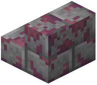 Pink Mossy Stone Brick Stair