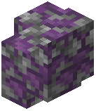Purple Mossy Cobblestone Wall
