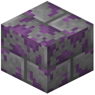 Purple Mossy Stone Brick