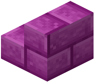 Purple Stone Brick Stairs