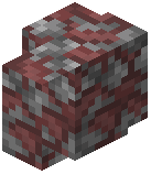 Red Mossy Cobblestone Wall