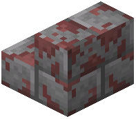 Red Mossy Stone Brick Stair