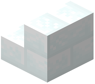 Snow Brick Stair