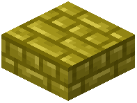 Yellow Nether Brick Slab