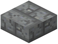 Cracked Andesite Brick Slab