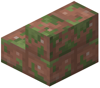 Mossy Granite Brick Stairs