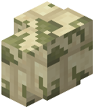 Mossy Sandstone Brick Wall