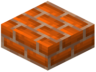 Orange Concrete Brick Slab