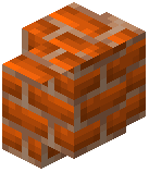 Orange Concrete Brick Wall