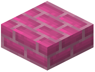 Pink Concrete Brick Slab