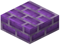 Purple Concrete Brick Slab