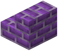 Purple Concrete Brick Stairs