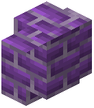 Purple Concrete Brick Wall