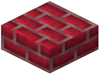 Red Concrete Brick Slab