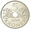 5 Norwegian Krone