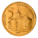 5 Serbian Dinar