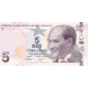5 Turkish Lira