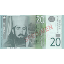20 Serbian Dinar