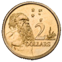 2 Australian Dollars
