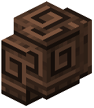 Chiseled Brown Terracotta Wall