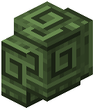 Chiseled Green Terracotta Wall
