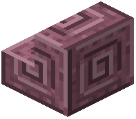 Chiseled Magenta Terracotta Stairs