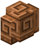 Chiseled Orange Terracotta Wall