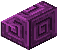 Chiseled Purple Terracotta Stairs