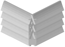 Corner White Wall Panels