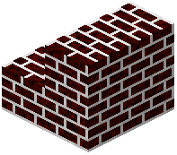 Cracked Bricks Stairs
