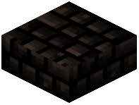 Packed Black Terracotta Bricks Slab