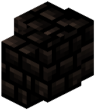Packed Black Terracotta Bricks Wall