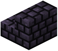 Packed Blue Terracotta Bricks Stairs