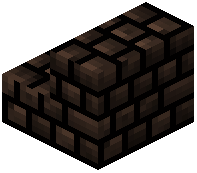 Packed Brown Terracotta Bricks Stairs