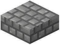 Packed Diorite Bricks Slab