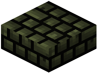 Packed Green Terracotta Bricks Slab
