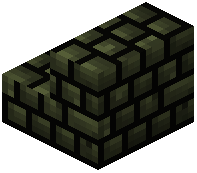 Packed Green Terracotta Bricks Stairs