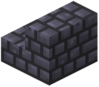 Packed Light Blue Terracotta Bricks Stairs