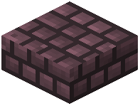 Packed Magenta Terracotta Bricks Slab