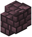Packed Magenta Terracotta Bricks Wall
