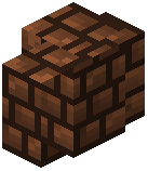 Packed Orange Terracotta Bricks Wall