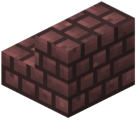 Packed Pink Terracotta Bricks Stairs