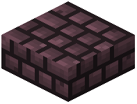 Packed Purple Terracotta Bricks Slab