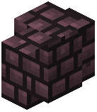 Packed Purple Terracotta Bricks Wall